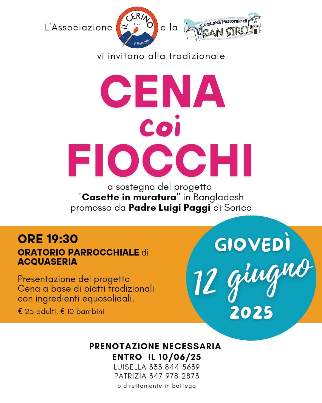 Locandina di presentazione dell'evento 
